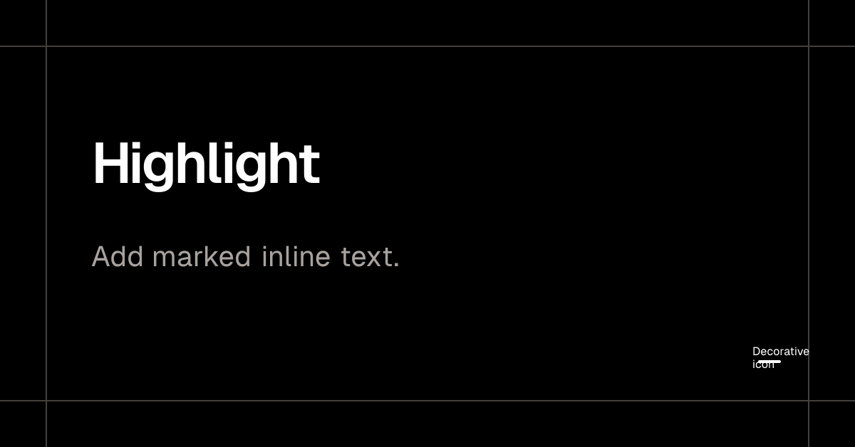 Highlight - Plate