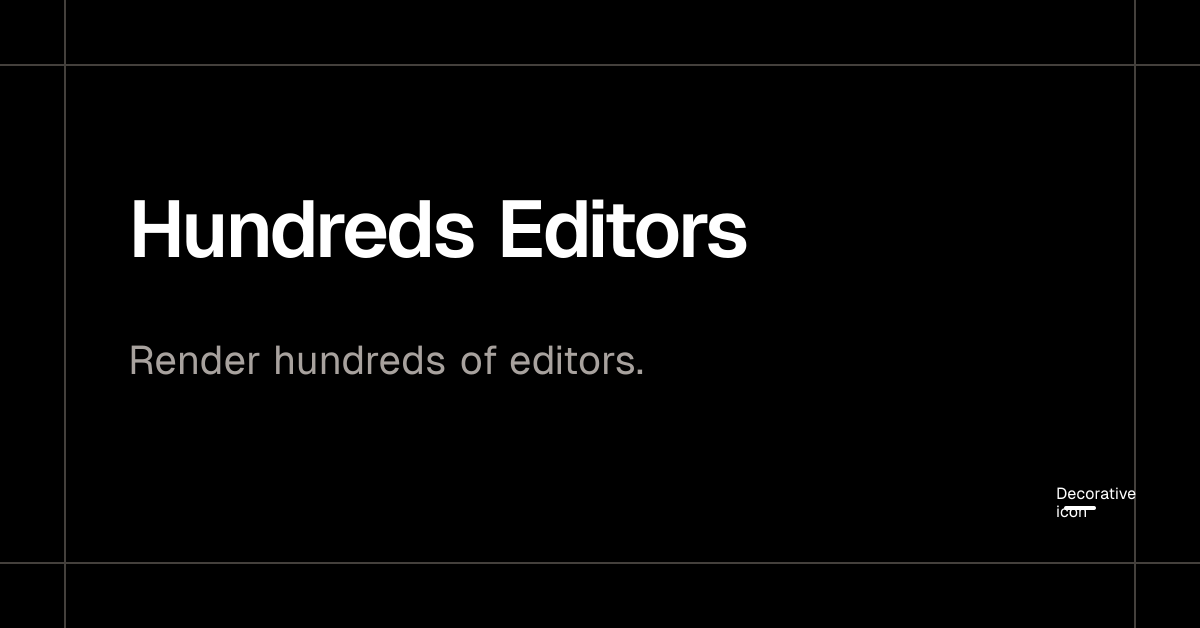 Hundreds Editors - Plate