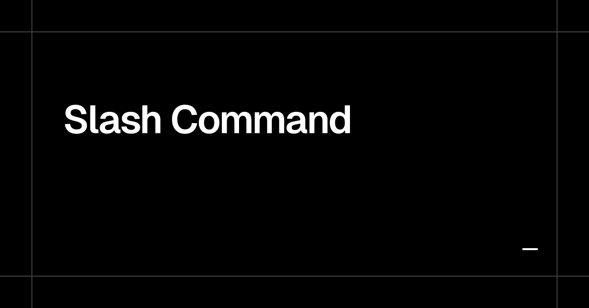 Slash Command - Plate